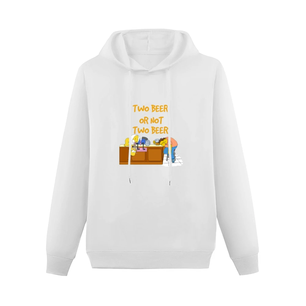 Two beer or not two beer funny home simpson Men Hoodie Without Pocket