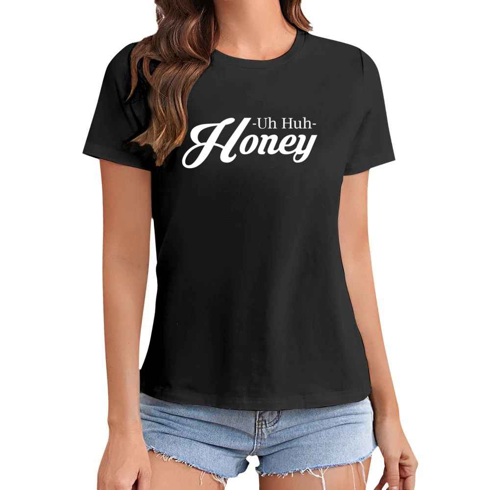 UH Huh Honey Fun Popular Graphic Asian Size Women Ladies T-shirt