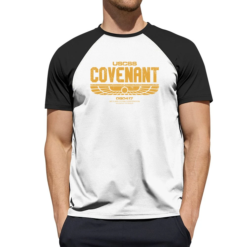 USCSS Covenant Weyland Corporation Alien Movie Science Fiction Fan T S Men Short Sleeve T-Shirt
