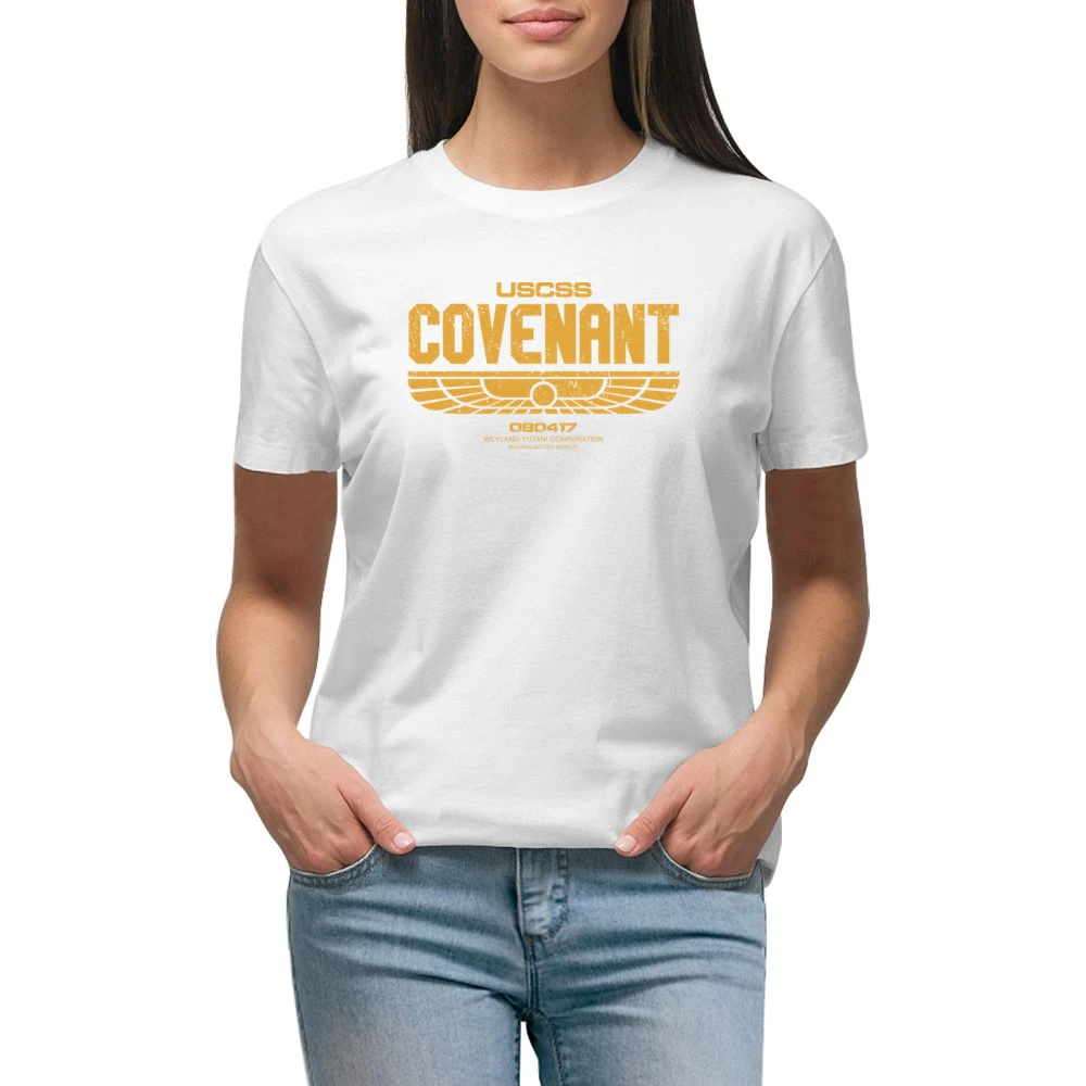 USCSS Covenant Weyland Corporation Alien Movie Science Fiction Fan T S Premium Women Ladies T-shirt
