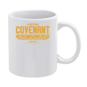 USCSS Covenant Weyland Corporation Alien Movie Science Fiction Fan T S White Mug