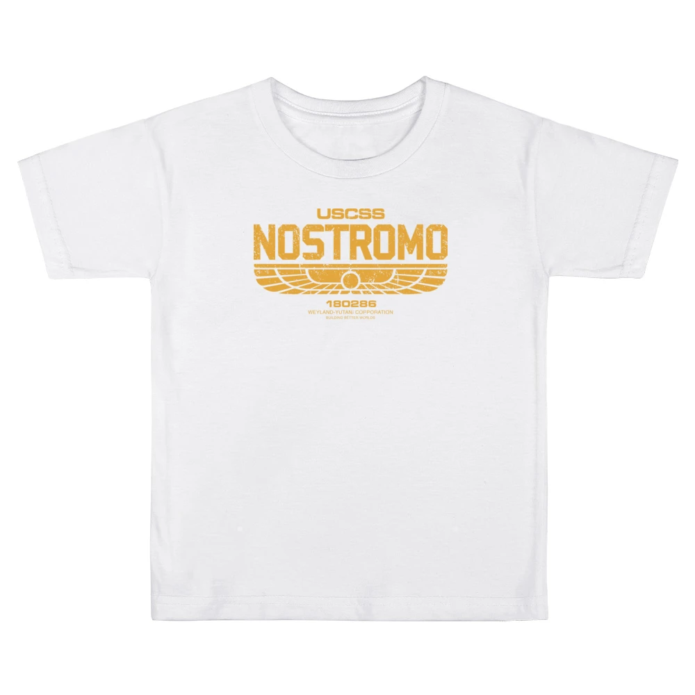 USCSS Nostromo Weyland Corporation Prometheus Alien Movie Science Fict Kids Boys Girls T-Shirt