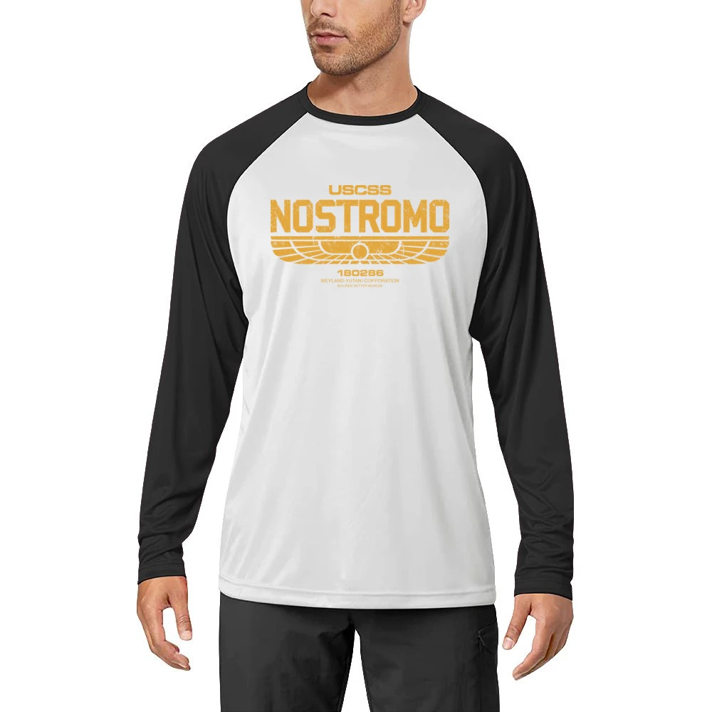 USCSS Nostromo Weyland Corporation Prometheus Alien Movie Science Fict Men Long Sleeve T-Shirt