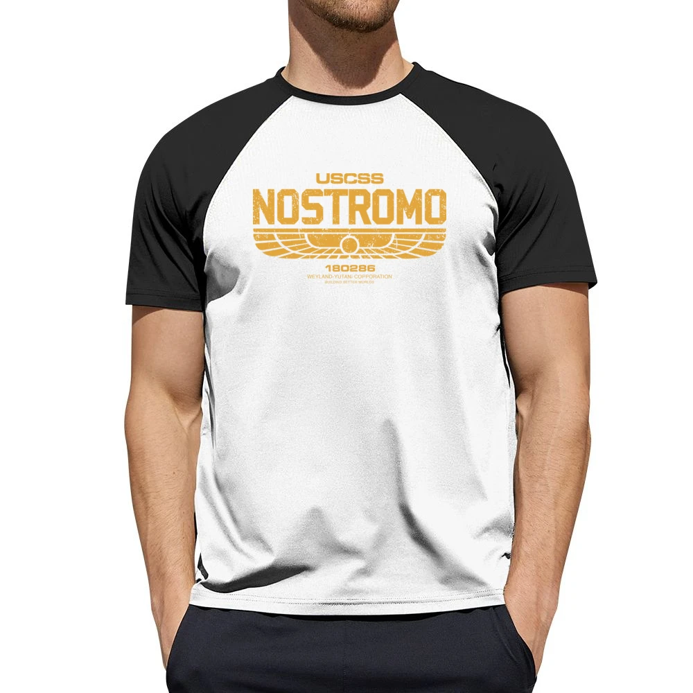 USCSS Nostromo Weyland Corporation Prometheus Alien Movie Science Fict Men Short Sleeve T-Shirt