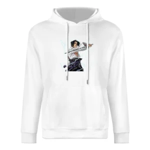 Uchiha Sasuke sharingan with hatake kakashi jutsu Chidori naruto shipp European Size Men Hoodie