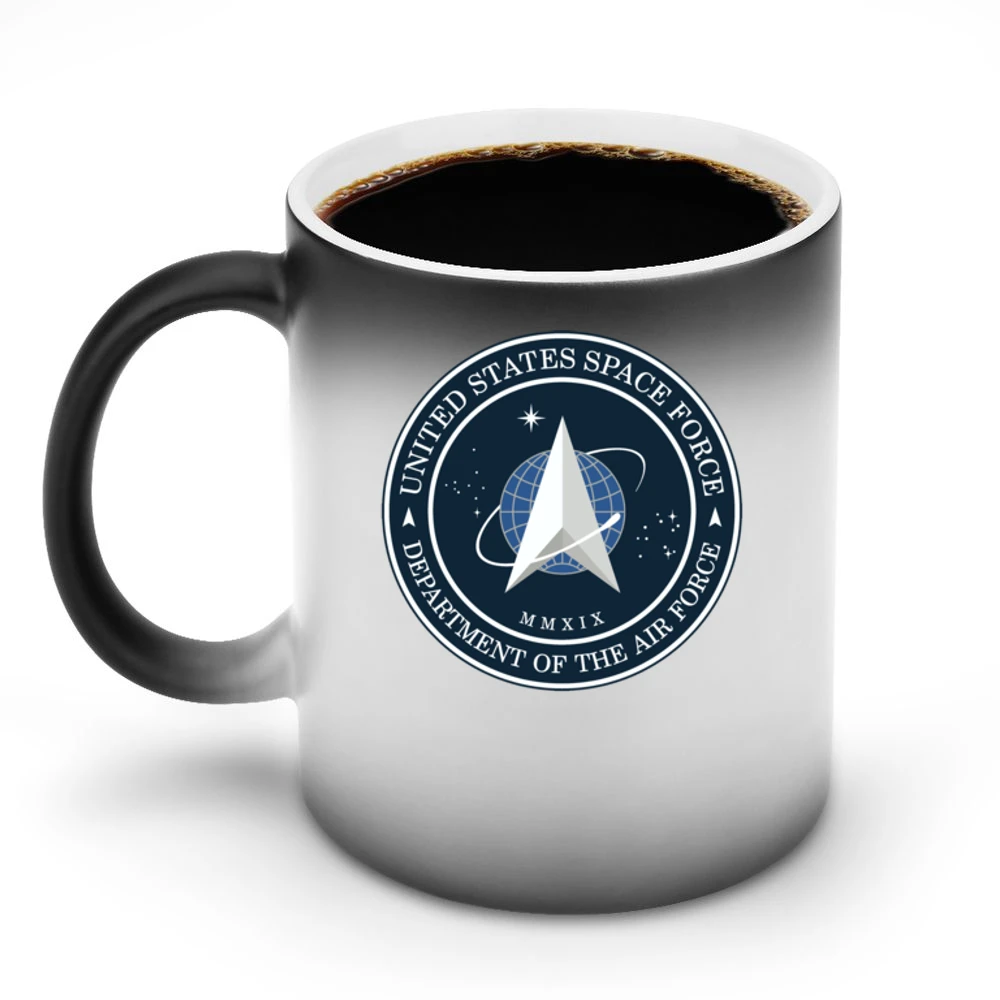 United States Space Force Logo Discoloration Mug