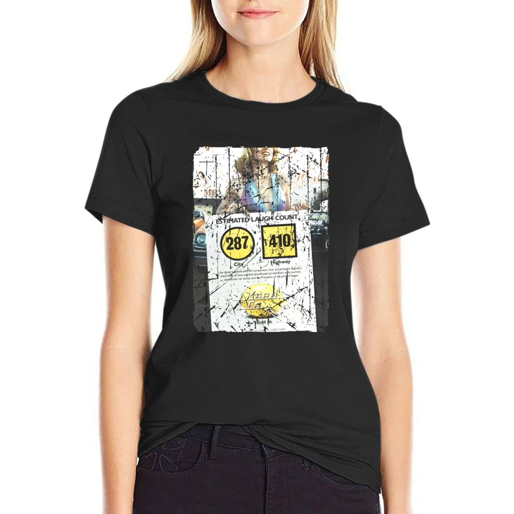 Used Cars Movie Poster Retro Aged Look US Size Women Ladies T-shirt