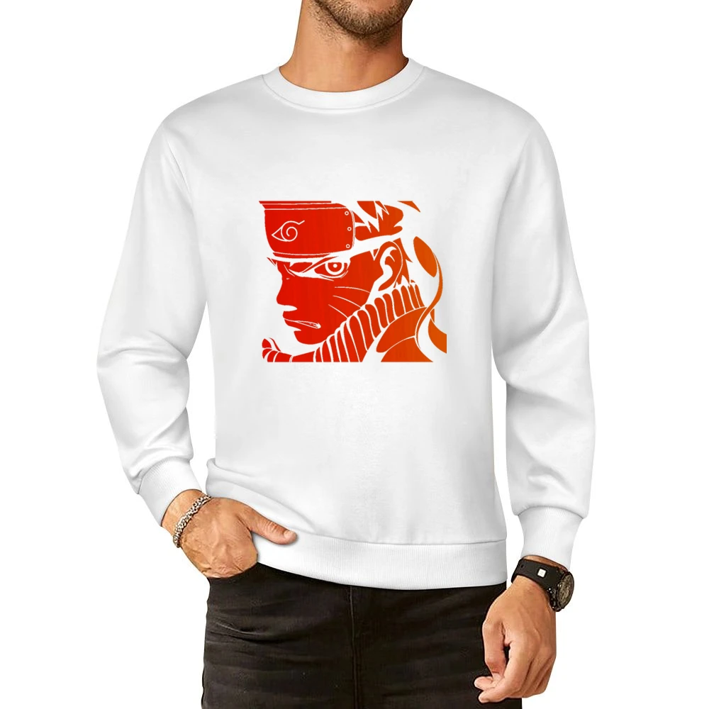 Uzumaki Naruto Konoha leaf shinobi Anime manga European Size Pullover Sweater