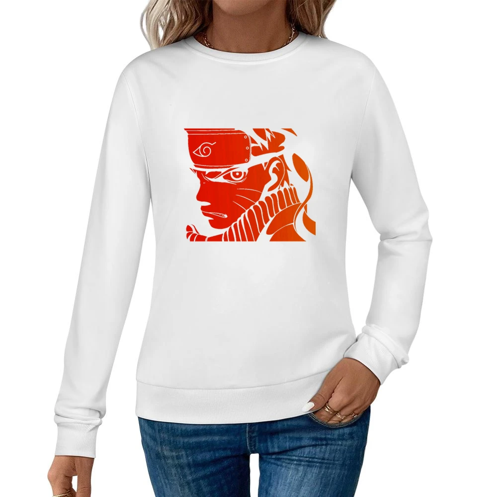Uzumaki Naruto Konoha leaf shinobi Anime manga Women Pullover Sweatshirt