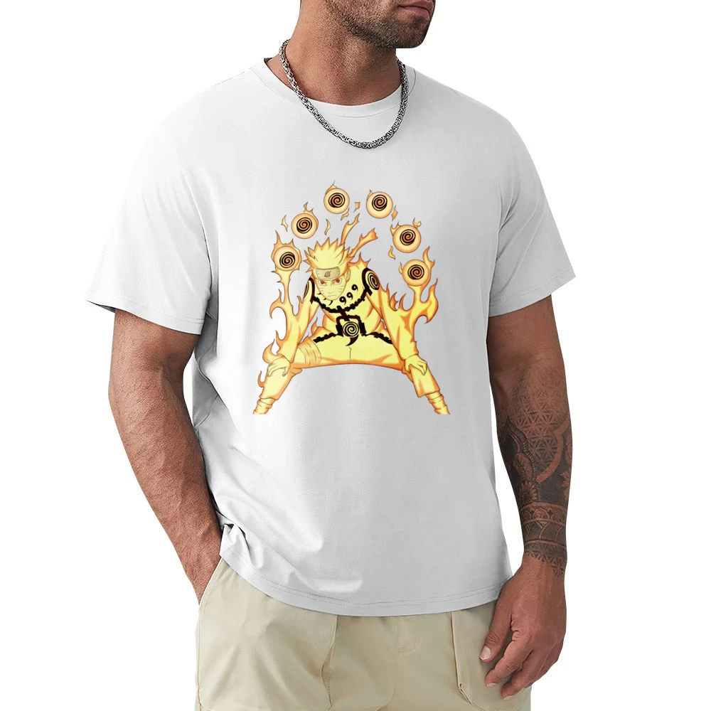 Uzumaki Naruto Sage Mode Nine Tails Chakra Kurama kyuubi anime manga T Premium Men T-shirt