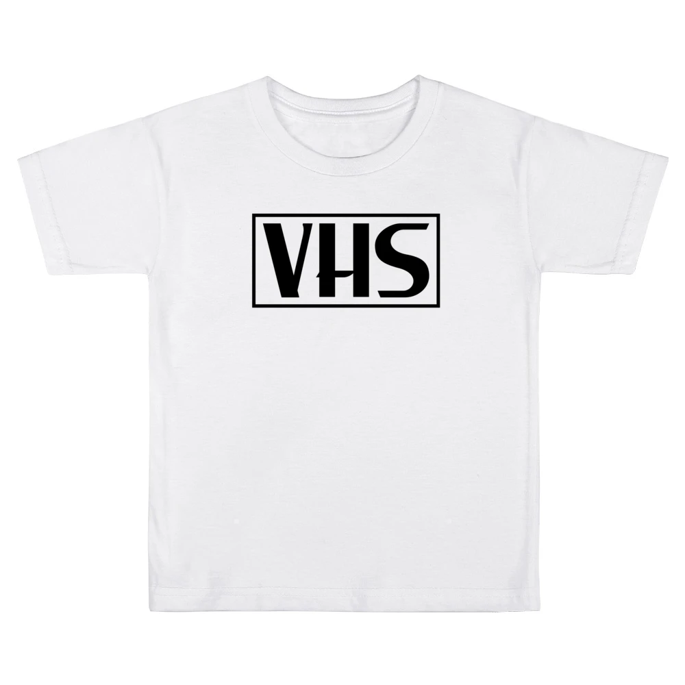 VHS Logo Fun Never Forget Remember Old Video Movies Kids Boys Girls T-Shirt