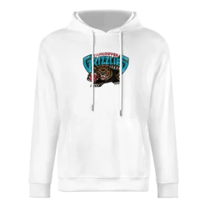 Vancouver Grizzlies Retro Vintage Sports Distressed Graphic Basketball European Size Men Hoodie