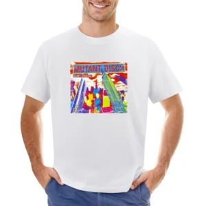 Various Artists Mutant Disco Album Cover Distressed Image Asian Size Men T-Shirt