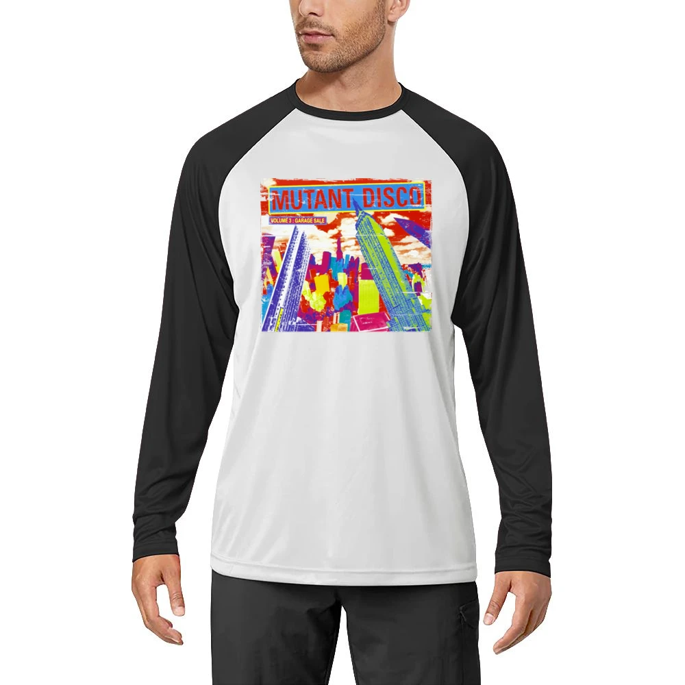 Various Artists Mutant Disco Album Cover Distressed Image Men Long Sleeve T-Shirt