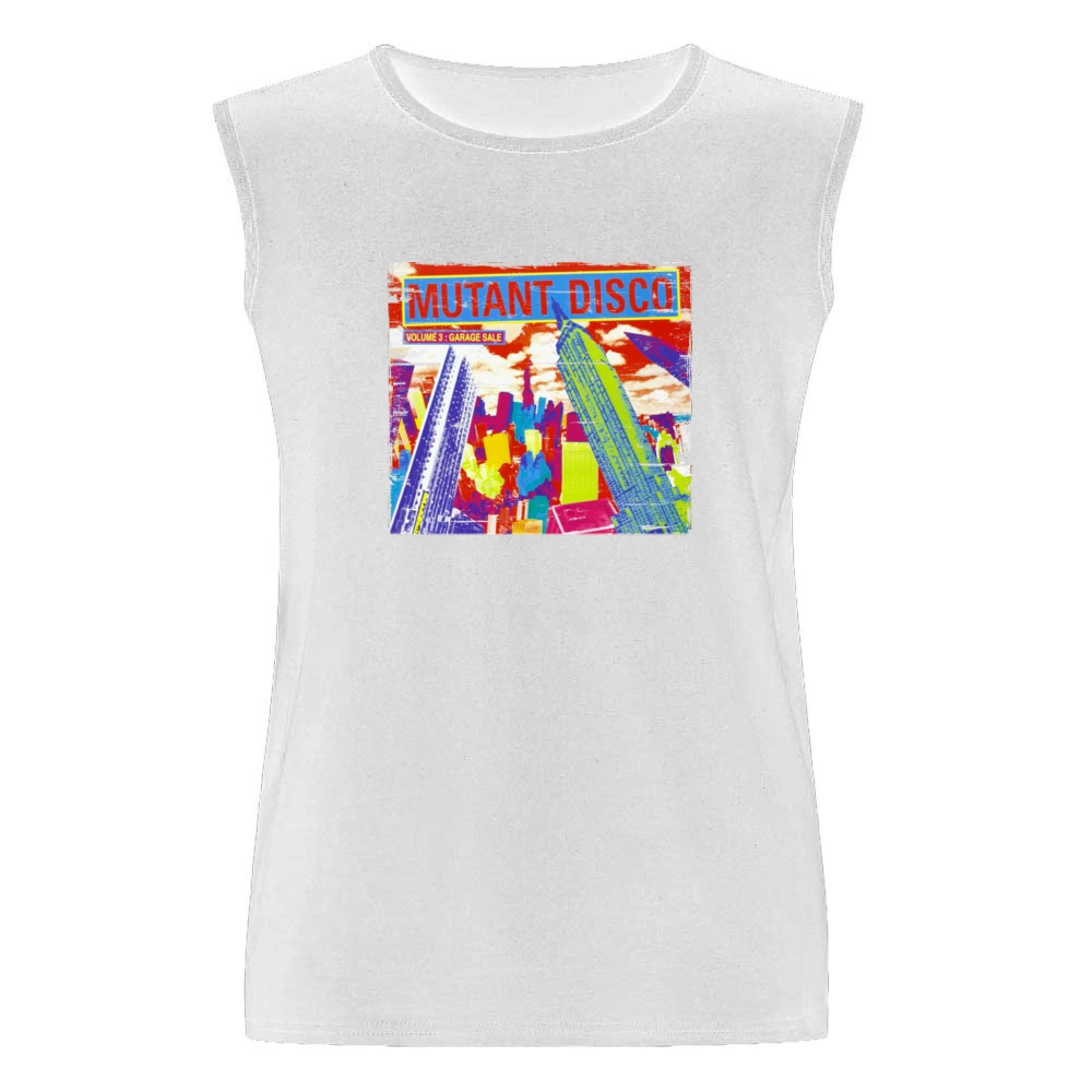 Various Artists Mutant Disco Album Cover Distressed Image Men Sleeveless T-Shirt