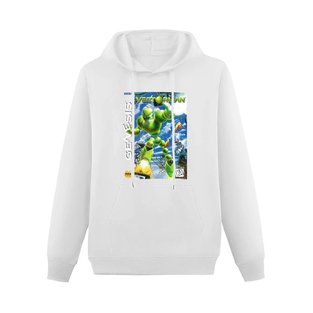 Vectorman Sega Genesis Old School Retro Video Game Fan Distressed T Sh Men Hoodie With Pocket