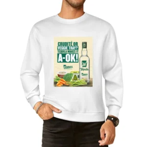 Veggie Tray Or Crudite Tequila Makes It A-ok Wegner's Groceries T Shir European Size Pullover Sweater