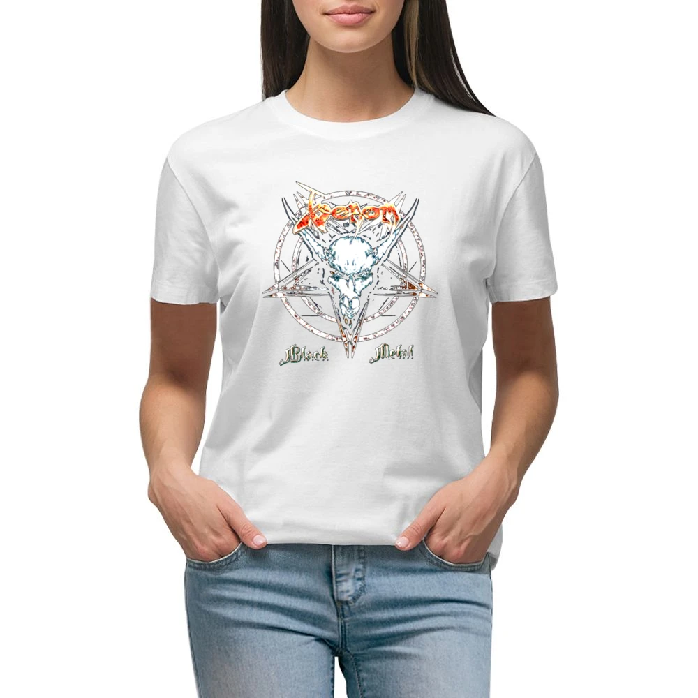 Venom Black Metal Thrash Metal Premium Women Ladies T-shirt