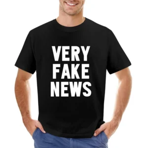 Very Fake News Funny Donald Trump Jr Controversial President Son Ameri Asian Size Men T-Shirt