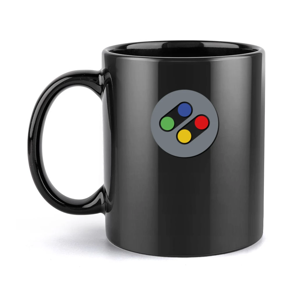 Video games minimalist logo Black Mug