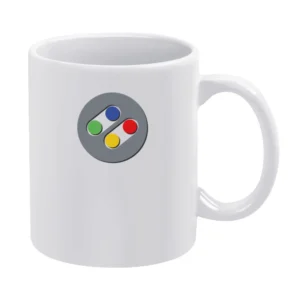 Video games minimalist logo White Mug