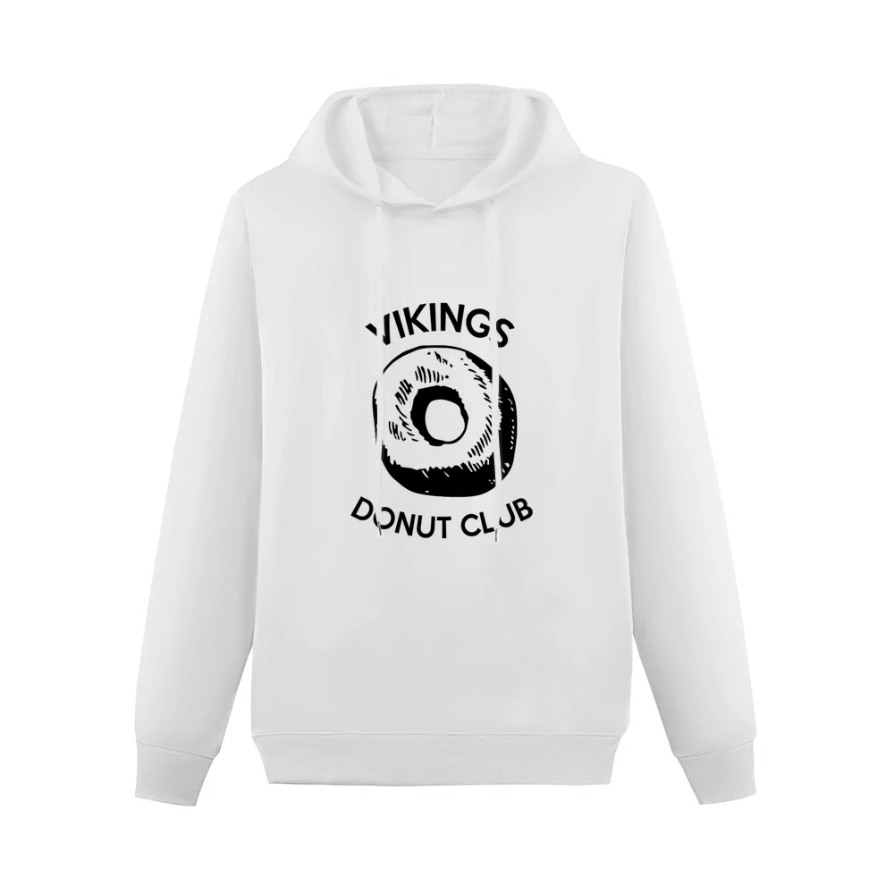 Vikings Donut Club Fun Game Food Graphic Men Hoodie Without Pocket