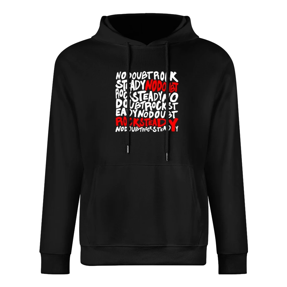 Vintage Band Tee No Doubt Rock Steady Graphic V Neck European Size Men Hoodie