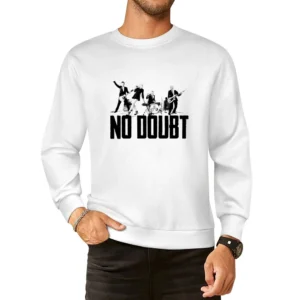 Vintage No Doubt Graphic Music Band V Neck European Size Pullover Sweater
