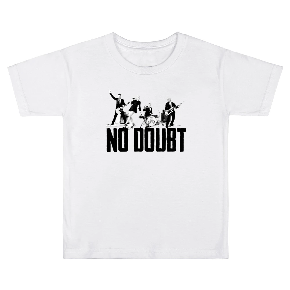 Vintage No Doubt Graphic Music Band V Neck Kids Boys Girls T-Shirt
