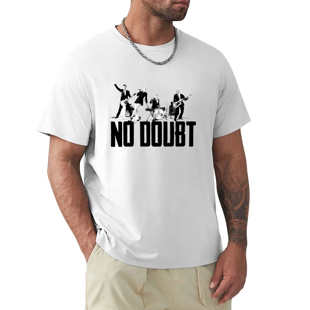 Vintage No Doubt Graphic Music Band V Neck Premium Men T-shirt