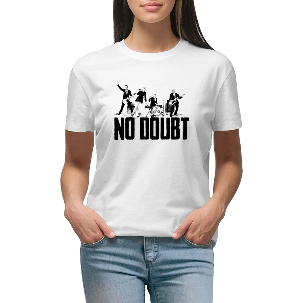 Vintage No Doubt Graphic Music Band V Neck Premium Women Ladies T-shirt