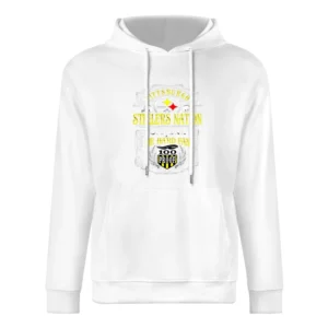 Vintage Pittsburgh Football Nation Team European Size Men Hoodie
