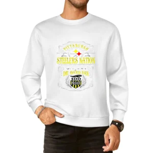 Vintage Pittsburgh Football Nation Team European Size Pullover Sweater