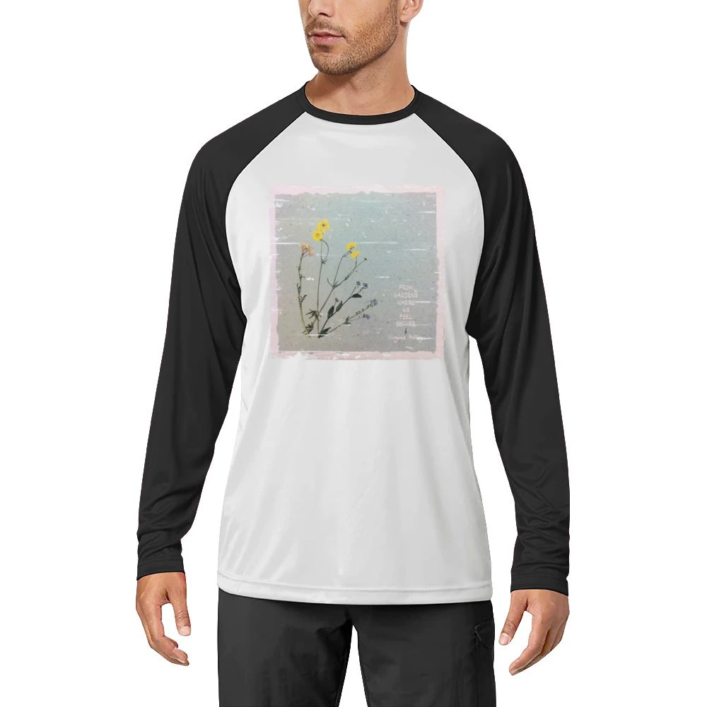 Virginia Astley From Gardens Where We Feel Secure Album Cover Distress Men Long Sleeve T-Shirt