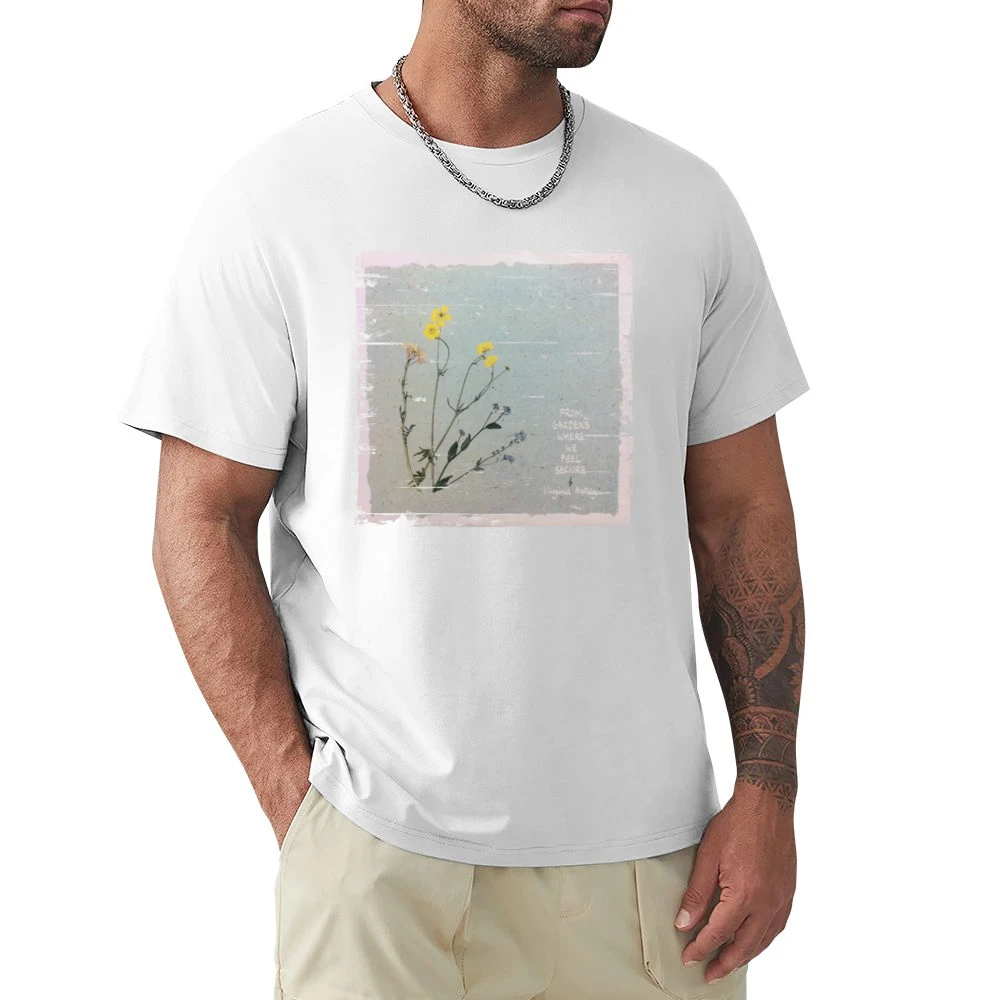 Virginia Astley From Gardens Where We Feel Secure Album Cover Distress Premium Men T-shirt