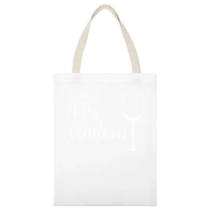 Vitis Vinifera Fun Common Grape Wine Love History Graphic Sommelier T White Canvas Tote Shopping Bag