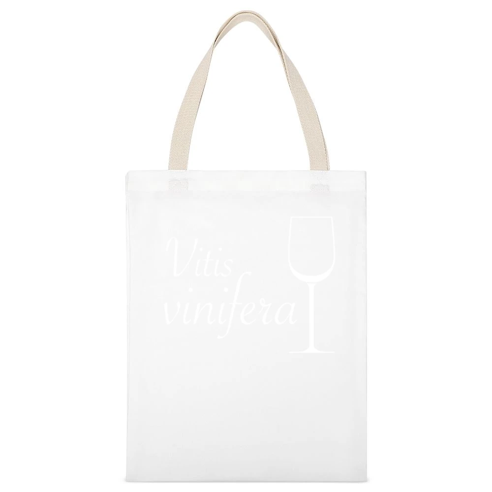 Vitis Vinifera Fun Common Grape Wine Love History Graphic Sommelier T White Canvas Tote Shopping Bag