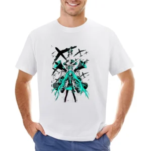 Vocaloid Music Style Asian Size Men T-Shirt