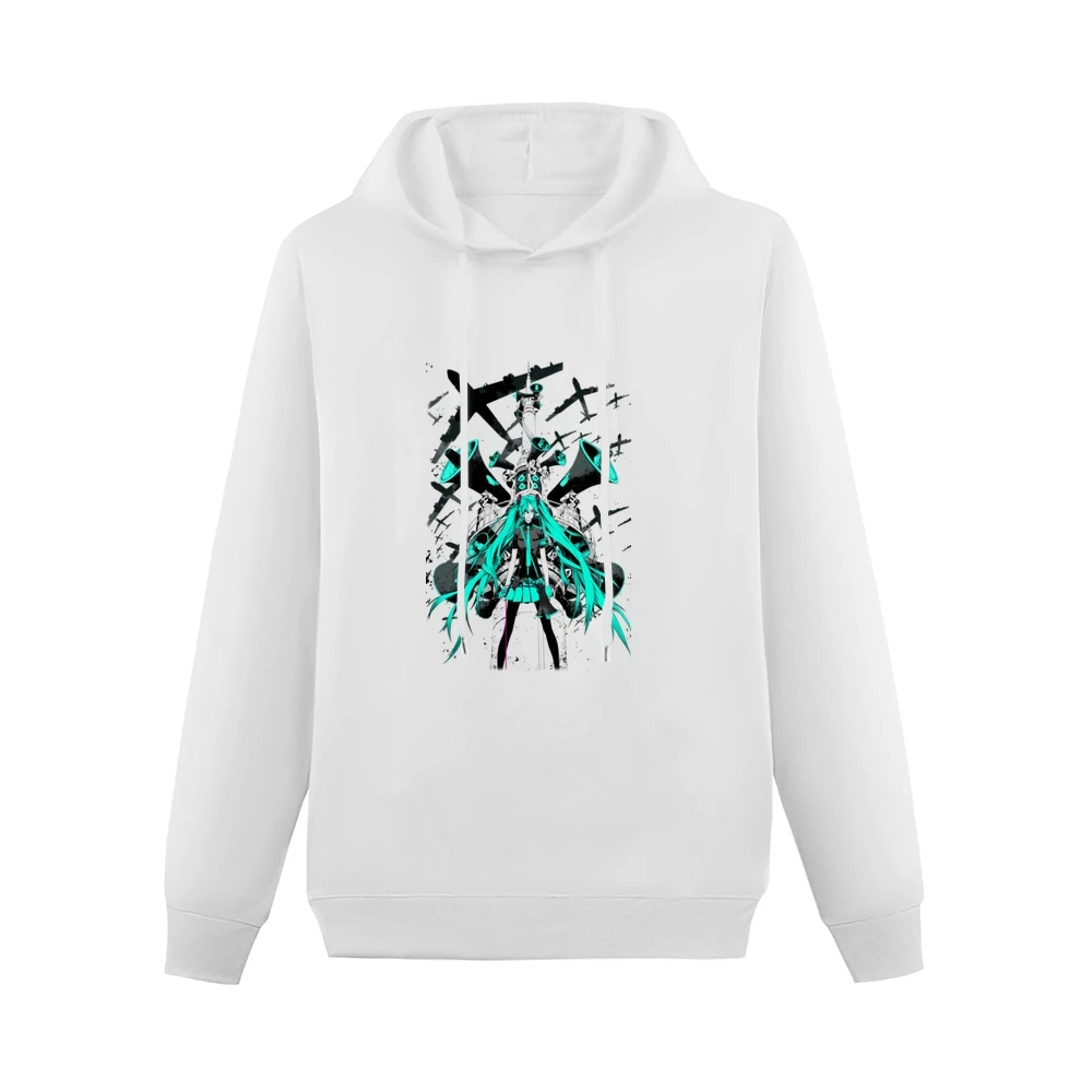 Vocaloid Music Style Men Hoodie Without Pocket