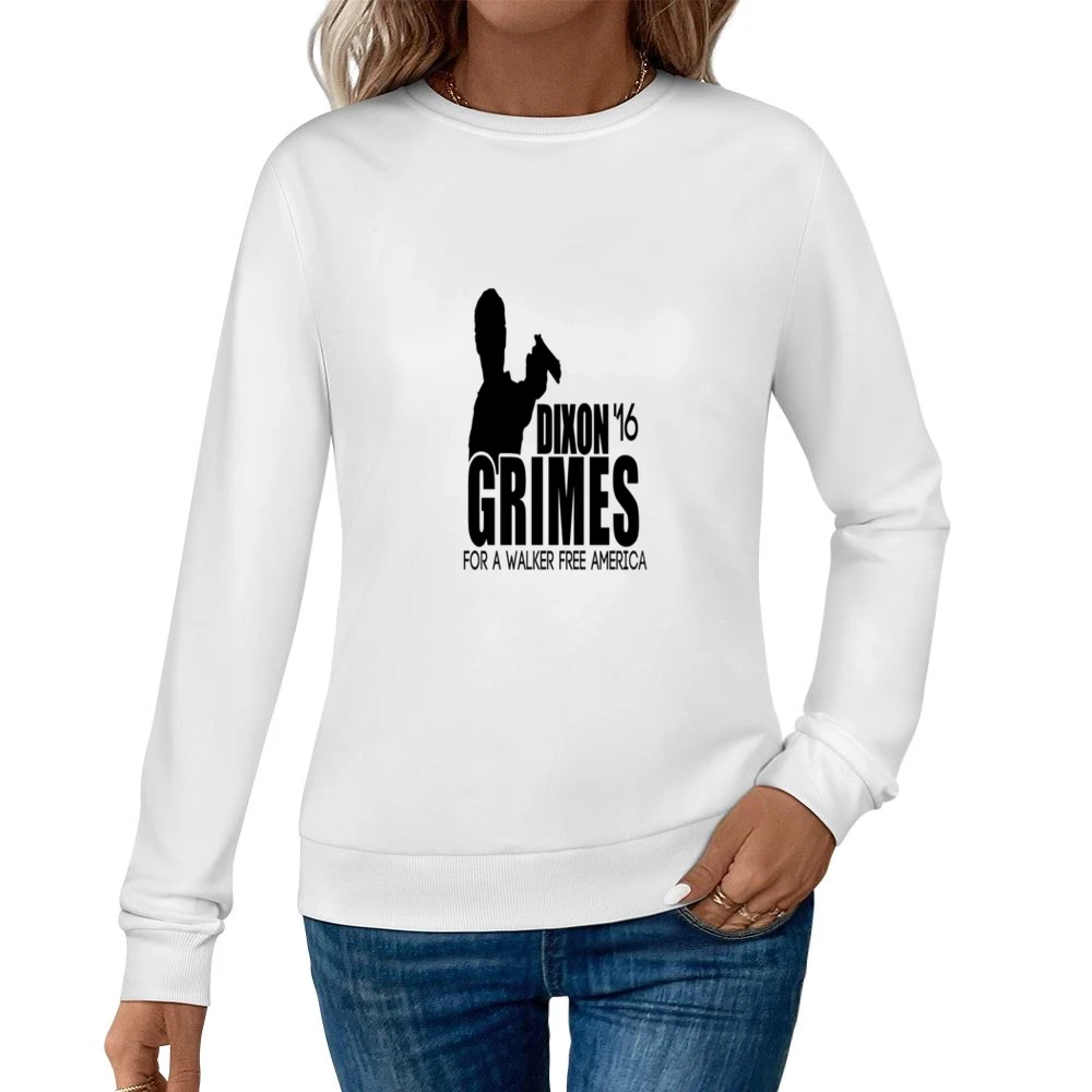 Vote Dixon Grimes Tshirt Women Pullover Sweatshirt