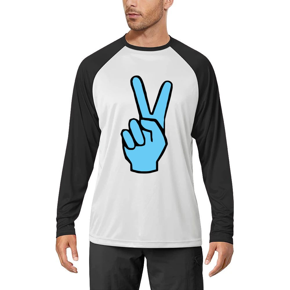 V's Up Villanova Champions Basketball March Madness Fan White Men Long Sleeve T-Shirt