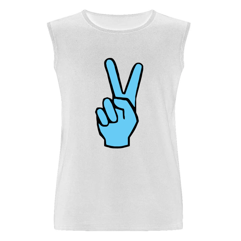 V's Up Villanova Champions Basketball March Madness Fan White Men Sleeveless T-Shirt