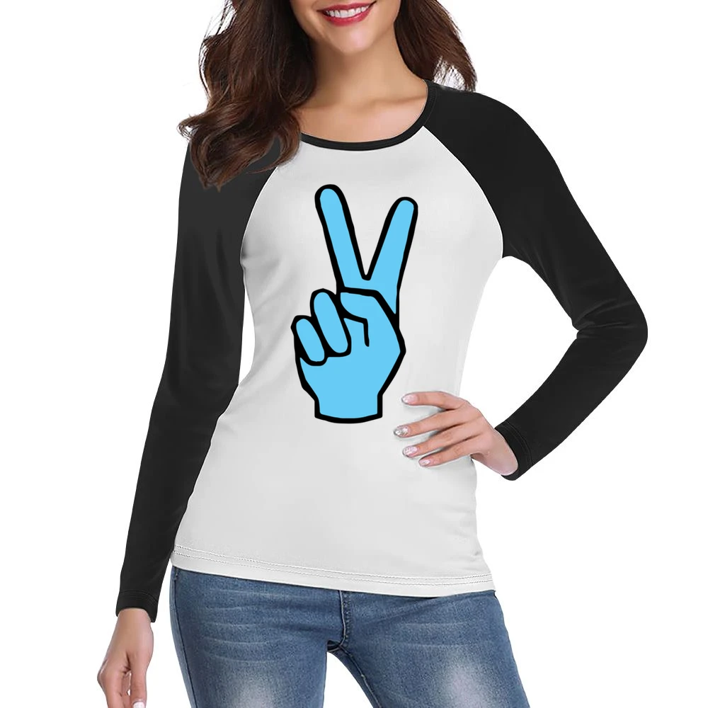 V's Up Villanova Champions Basketball March Madness Fan White Women Ladies Long Sleeve T-Shirt