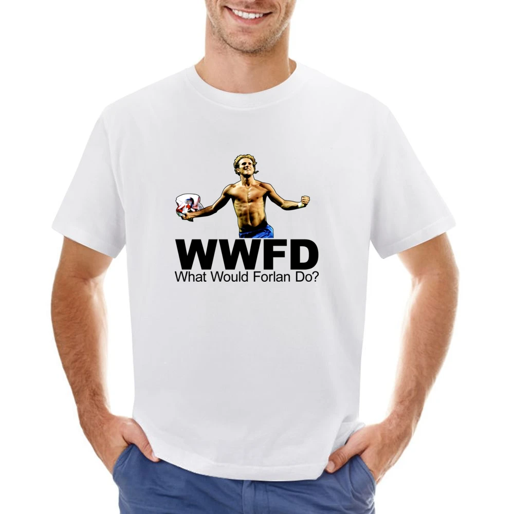 WWJD Diego Forlan Soccer Asian Size Men T-Shirt