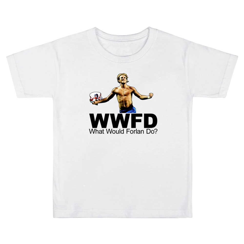 WWJD Diego Forlan Soccer Kids Boys Girls T-Shirt