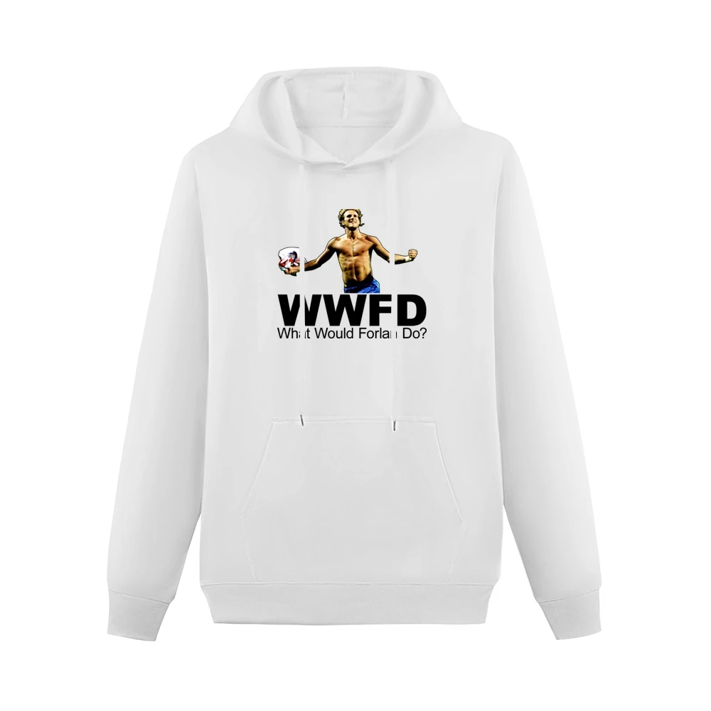 WWJD Diego Forlan Soccer Men Hoodie With Pocket