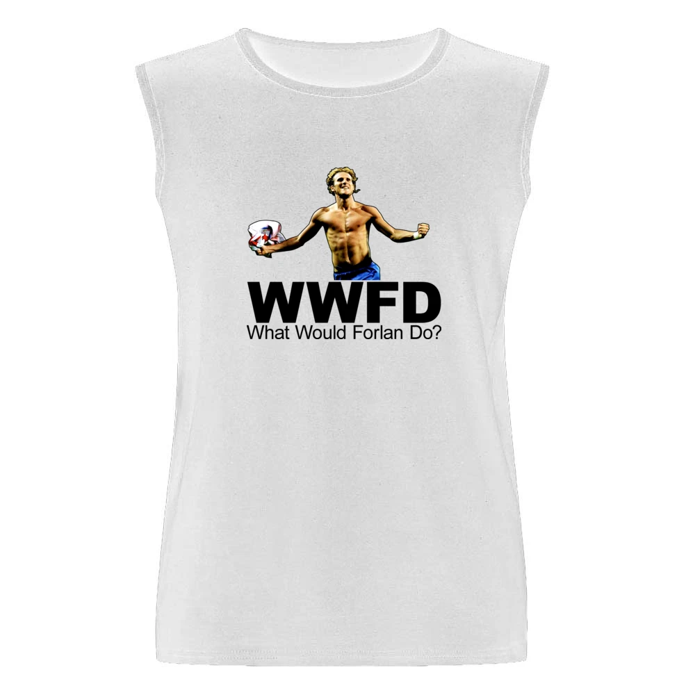 WWJD Diego Forlan Soccer Men Sleeveless T-Shirt