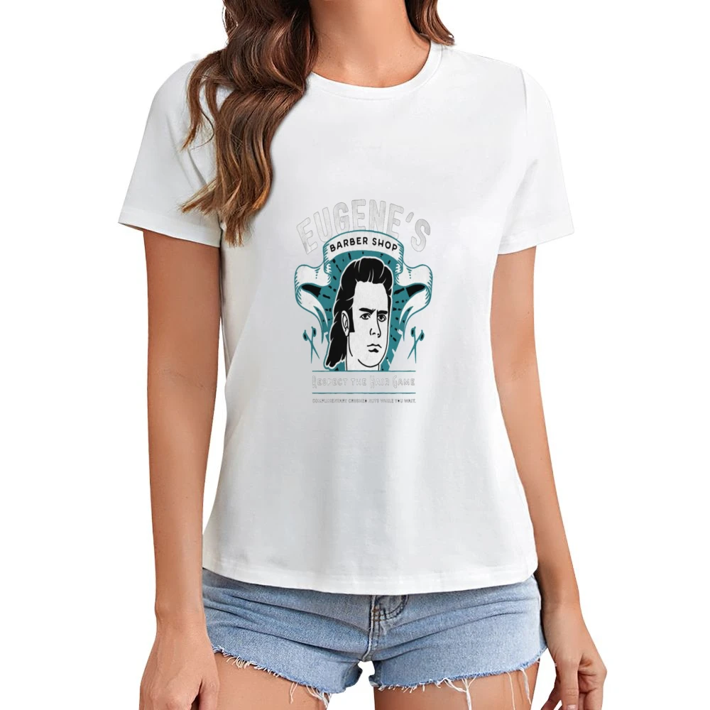 Walking Dead Eugene Respect the HairTshirt Asian Size Women Ladies T-shirt