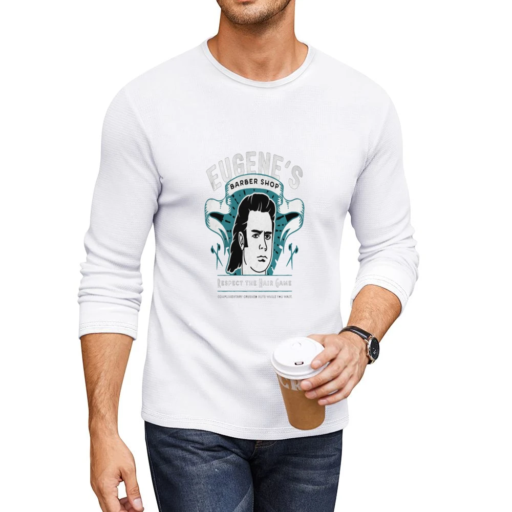 Walking Dead Eugene Respect the HairTshirt Men CrewNeck Long Sleeve T-Shirt