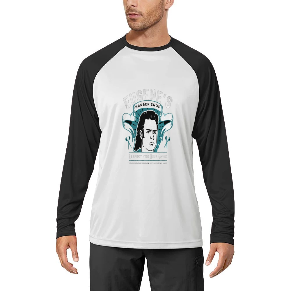 Walking Dead Eugene Respect the HairTshirt Men Long Sleeve T-Shirt